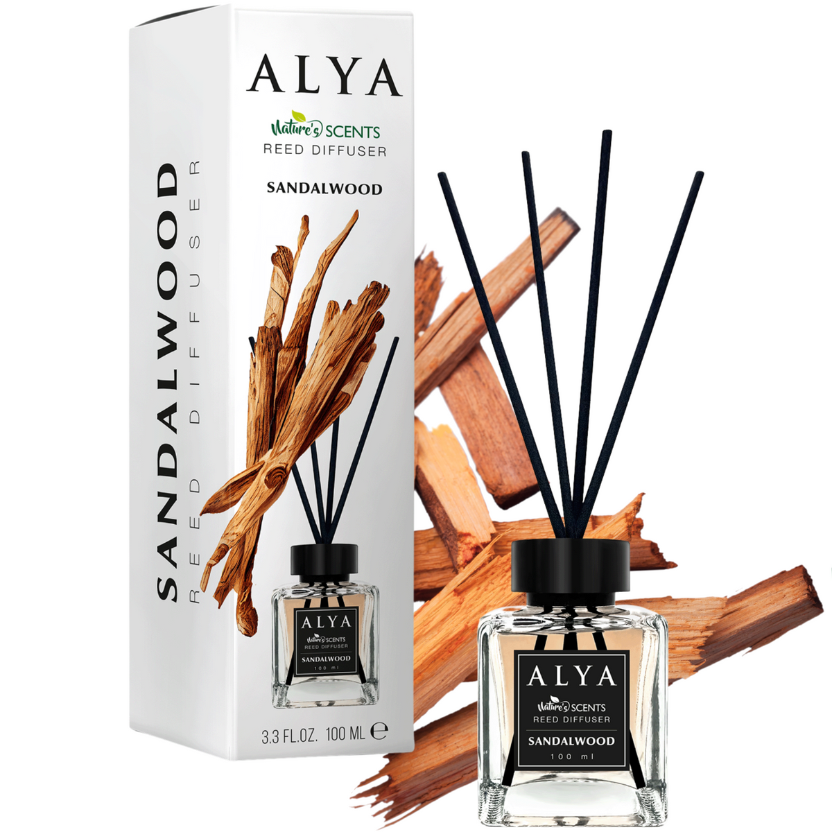 Alya Patyczki Zapachowe Sandalwood 100ml