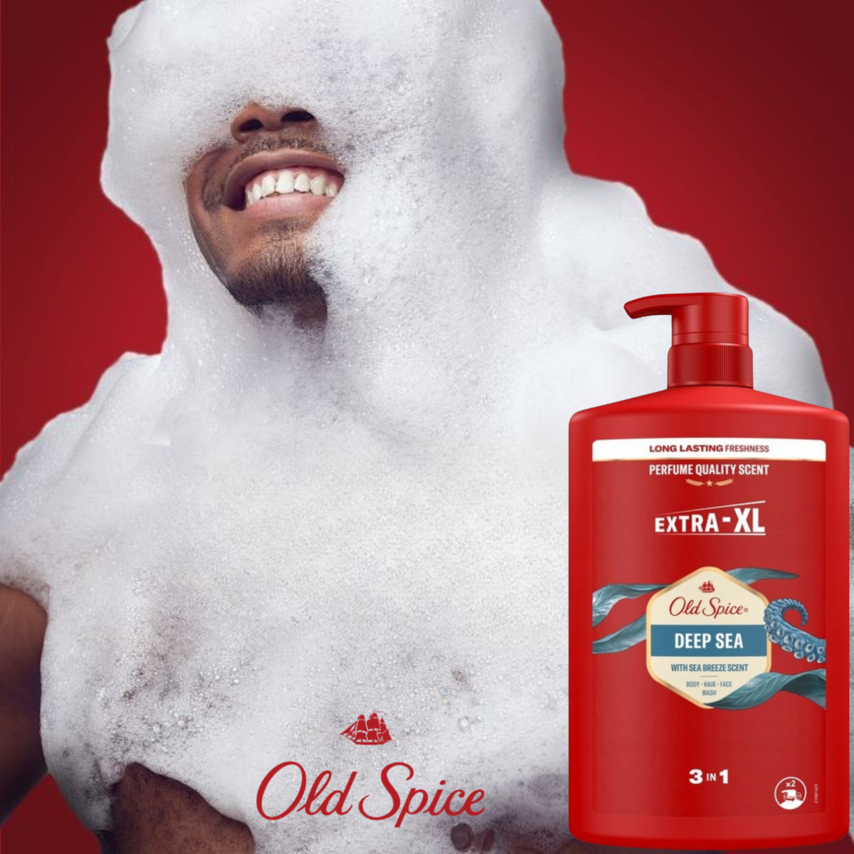 Old Spice 3w1 Żel pod Prysznic Męski Deep Sea 1l
