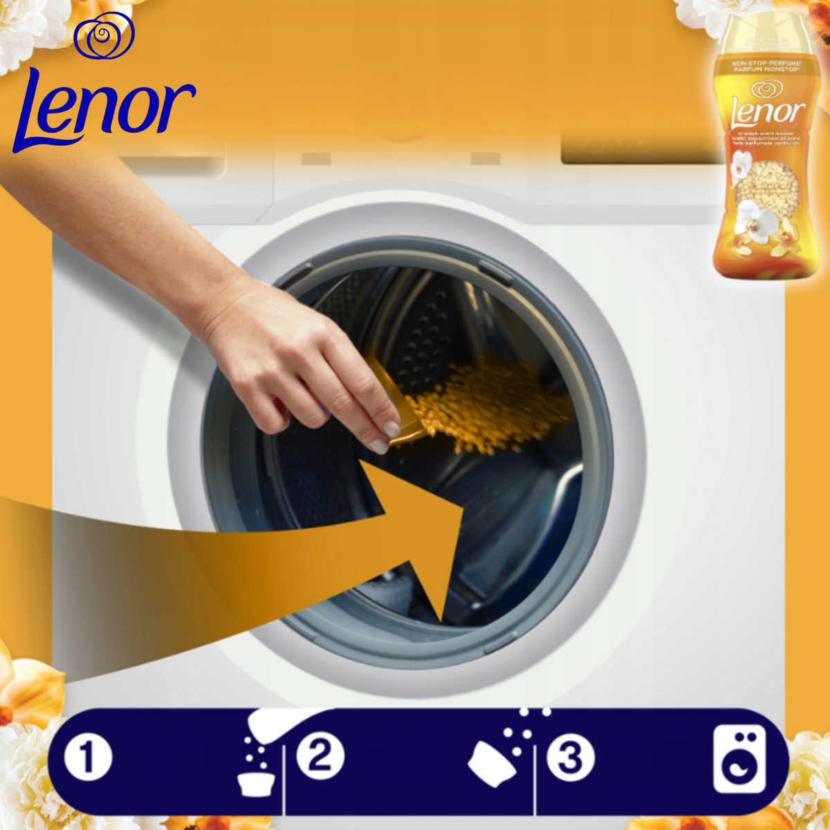Lenor Perełki Zapachowe Gold Orchid & Vanilla 270g