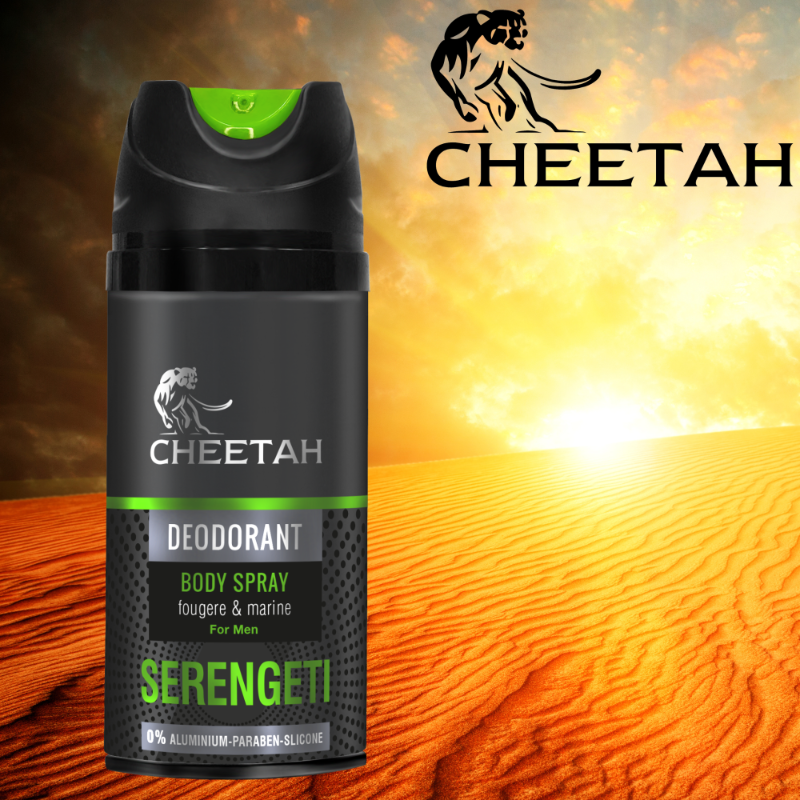 Cheetah Dezodorant Męski Serengeti 150ml