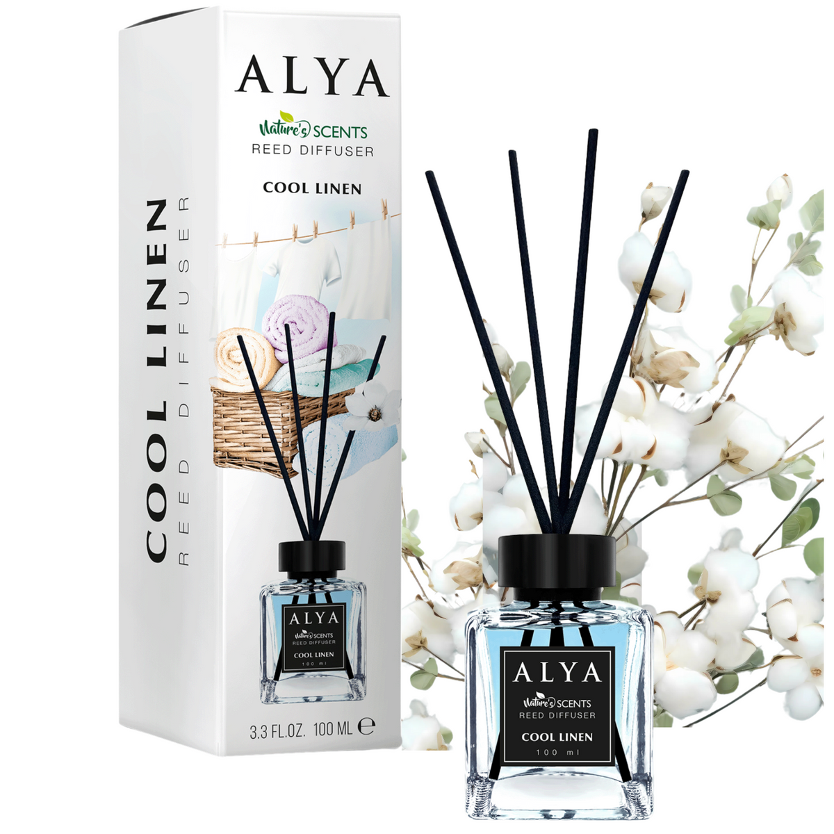 Alya Patyczki Zapachowe Cool Linen 100ml