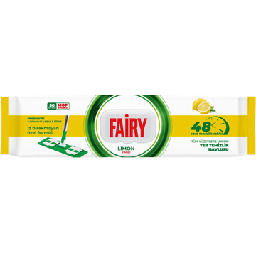 Fairy Wkłady Nawilżane do Mopa Lemon 50szt