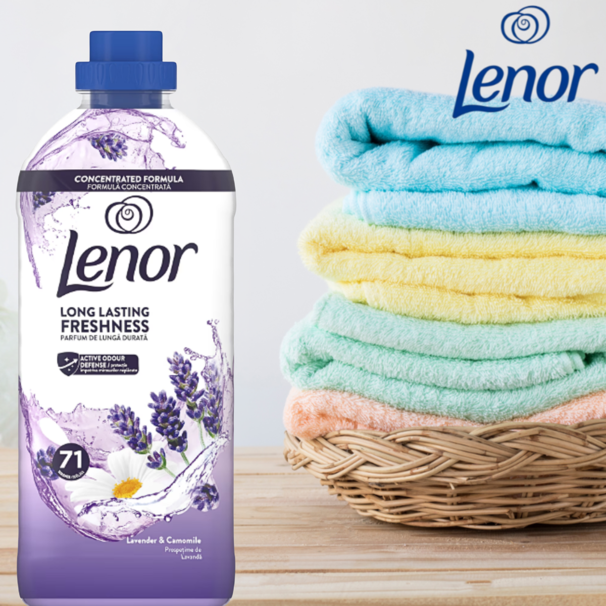 Lenor Płyn do Płukania Lavender & Camomile 71 Prań 1,49l