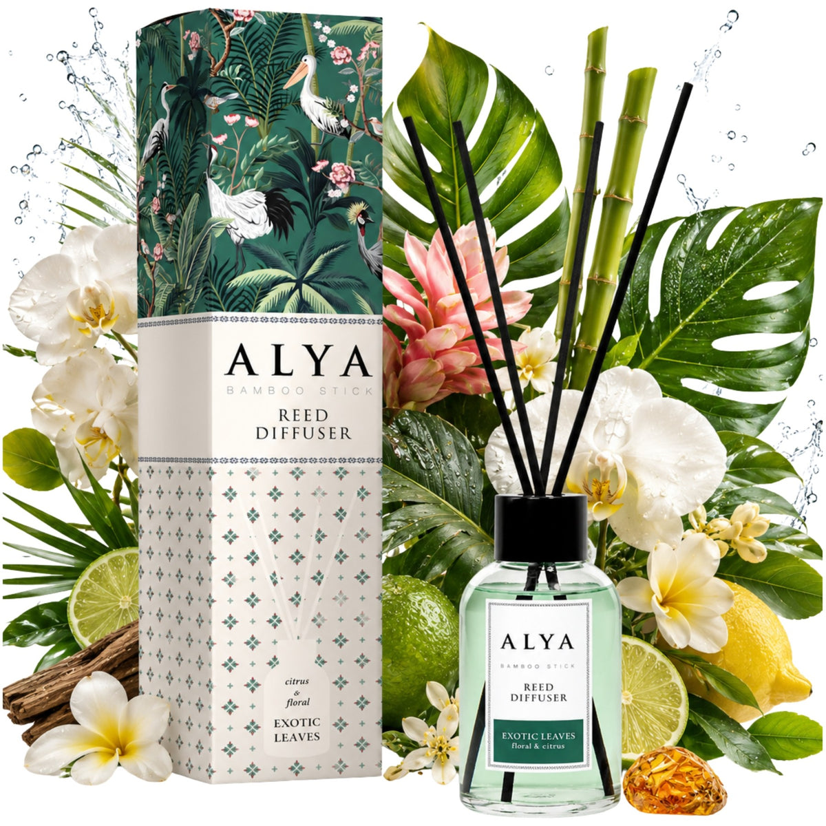 Alya Patyczki Zapachowe Exotic Leaves 100ml