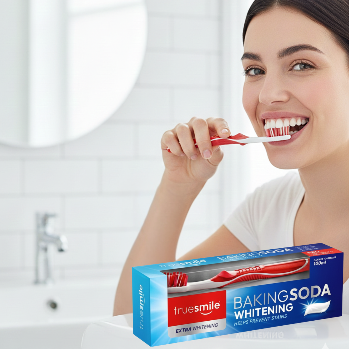 Truesmile Baking Soda Whitening Pasta do Zębów + Szczoteczka 100ml