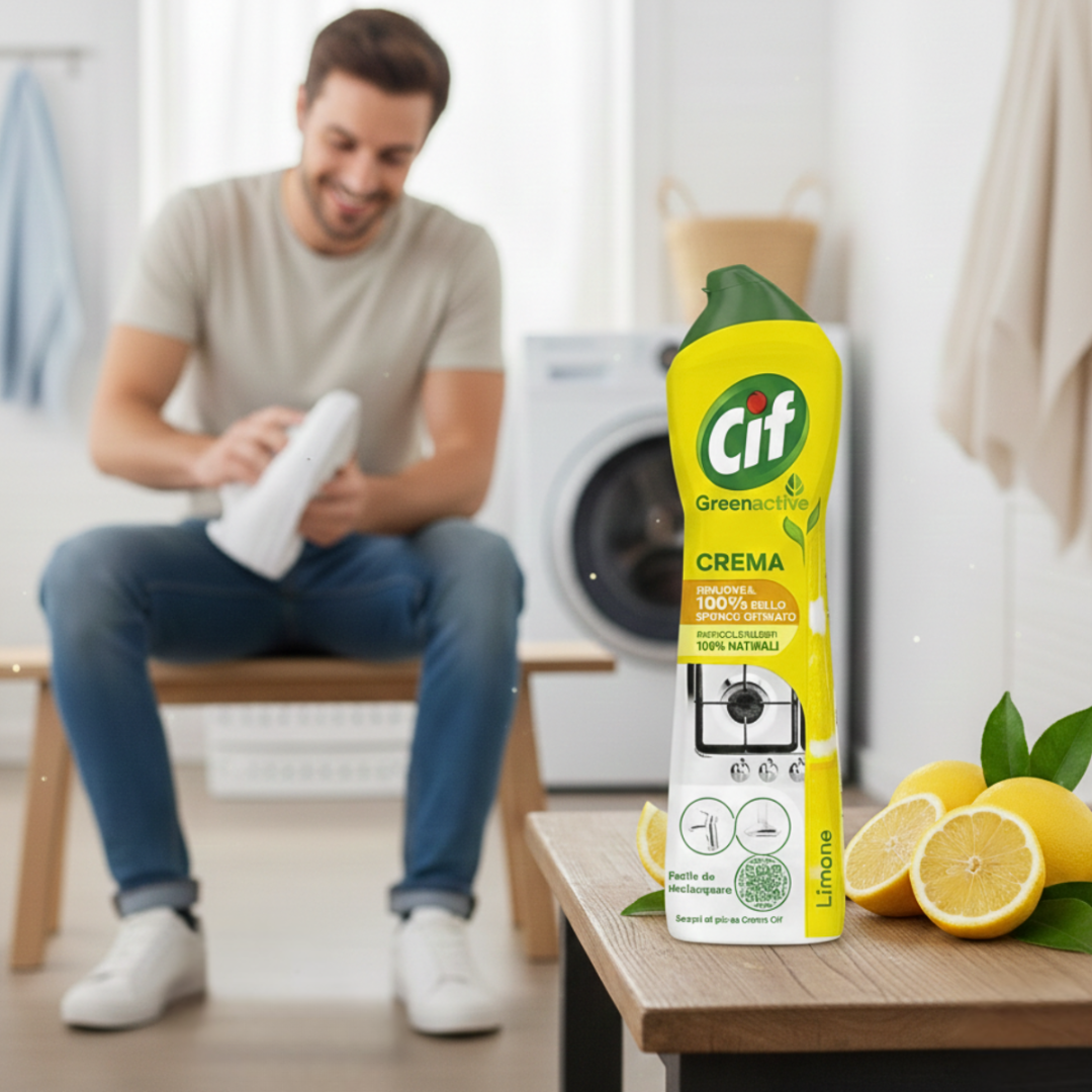 Cif Crema Mleczko Czyszczące Uniwersalne Limone 750ml