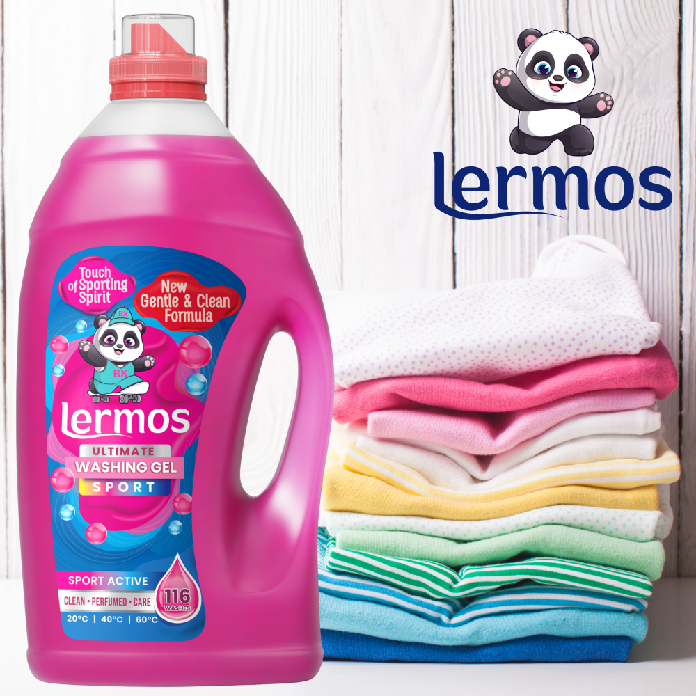 Lermos Skoncentrowany Żel do Prania Tkanin Sport 116 Prań 4,3l (S)
