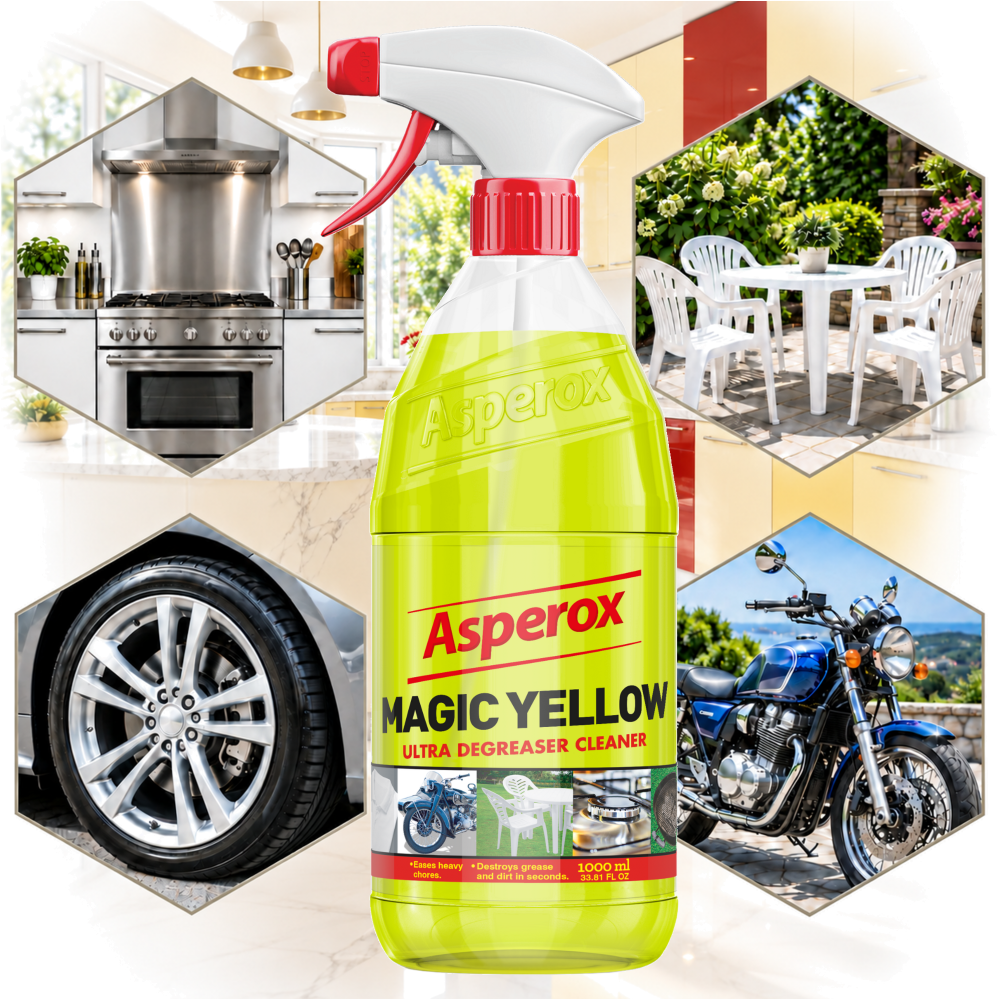 Asperox Magic Yellow Odtłuszczacz w Sprayu Cytrynowy 1l