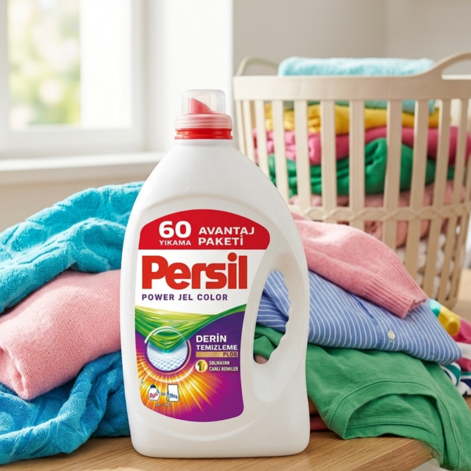 Persil Power Żel do Prania Kolorowych Tkanin 60 Prań 3900ml