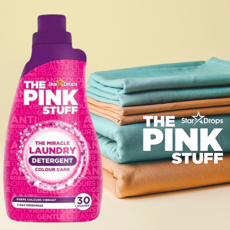 The Pink Stuff Płyn do Prania Tkanin Kolor 30 Prań 960ml