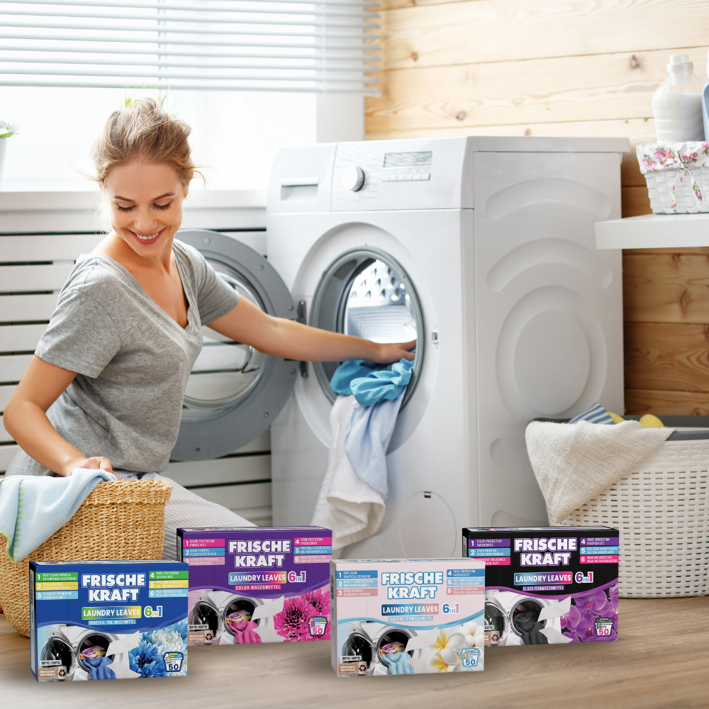 Frische Kraft 6w1 Listki Piorące do Koloru 50szt