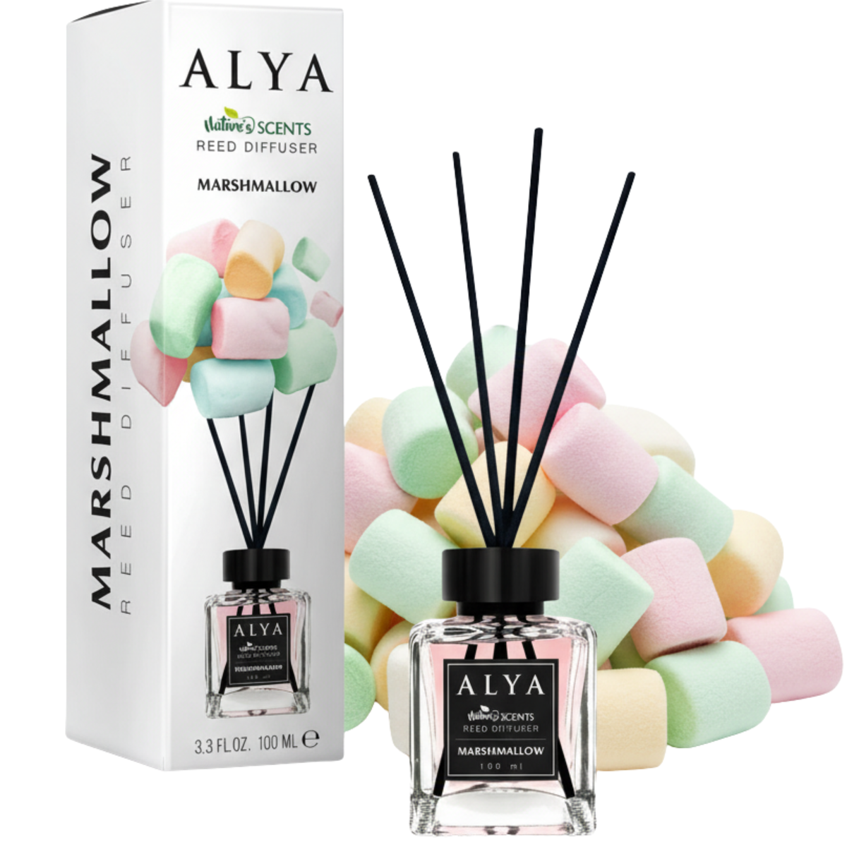 Alya Patyczki Zapachowe Marshmallow 100ml