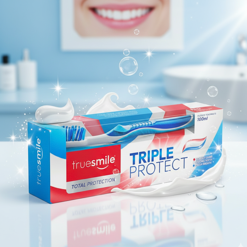 Truesmile Triple Protect Pasta do Zębów + Szczoteczka 100ml