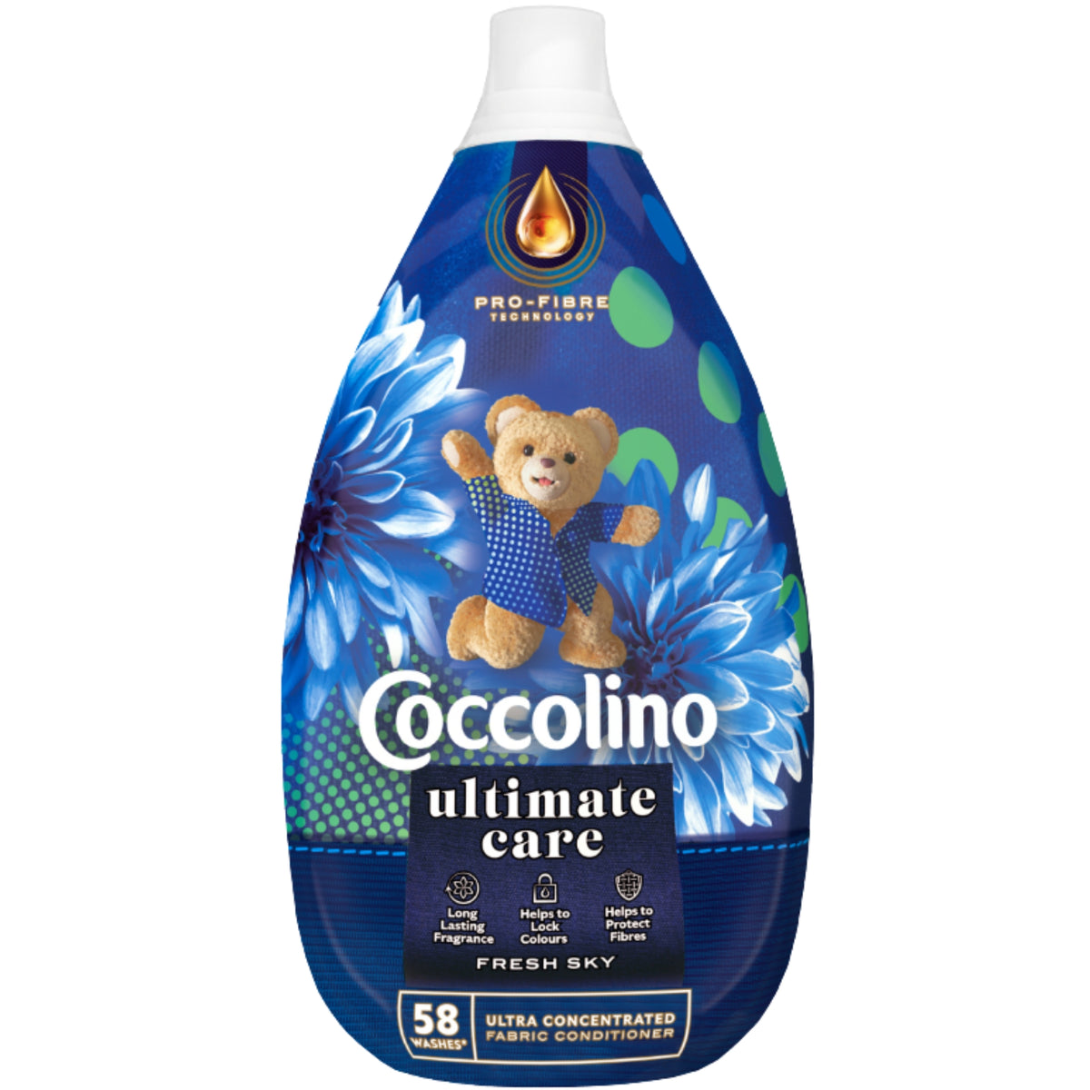 Coccolino Ultimate Care Płyn do Płukania Fresh Sky 58 Prań 870ml