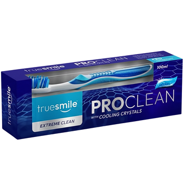Truesmile Pro Clean With Cooling Crystals Pasta do Zębów + Szczoteczka 100ml