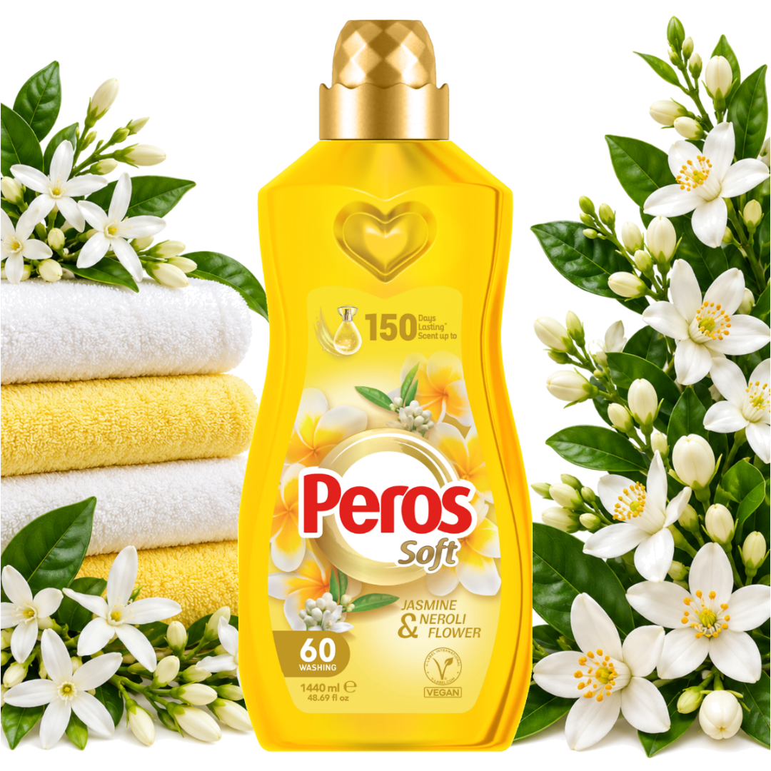 Peros Soft Skoncentrowany Płyn do Płukania Tkanin Jaśmin i Neroli 1440ml