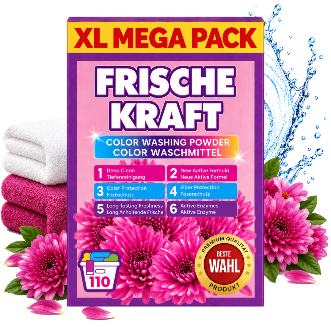 Frische Kraft Proszek do Prania Tkanin Kolor 5,94kg 110 Prań
