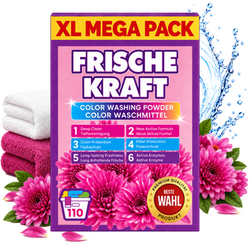 Frische Kraft Proszek do Prania Tkanin Kolor 5,94kg 110 Prań