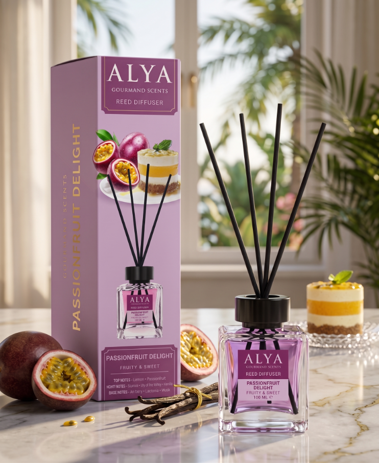 Alya Gourmand Patyczki Zapachowe Passionfruit Delight 100ml