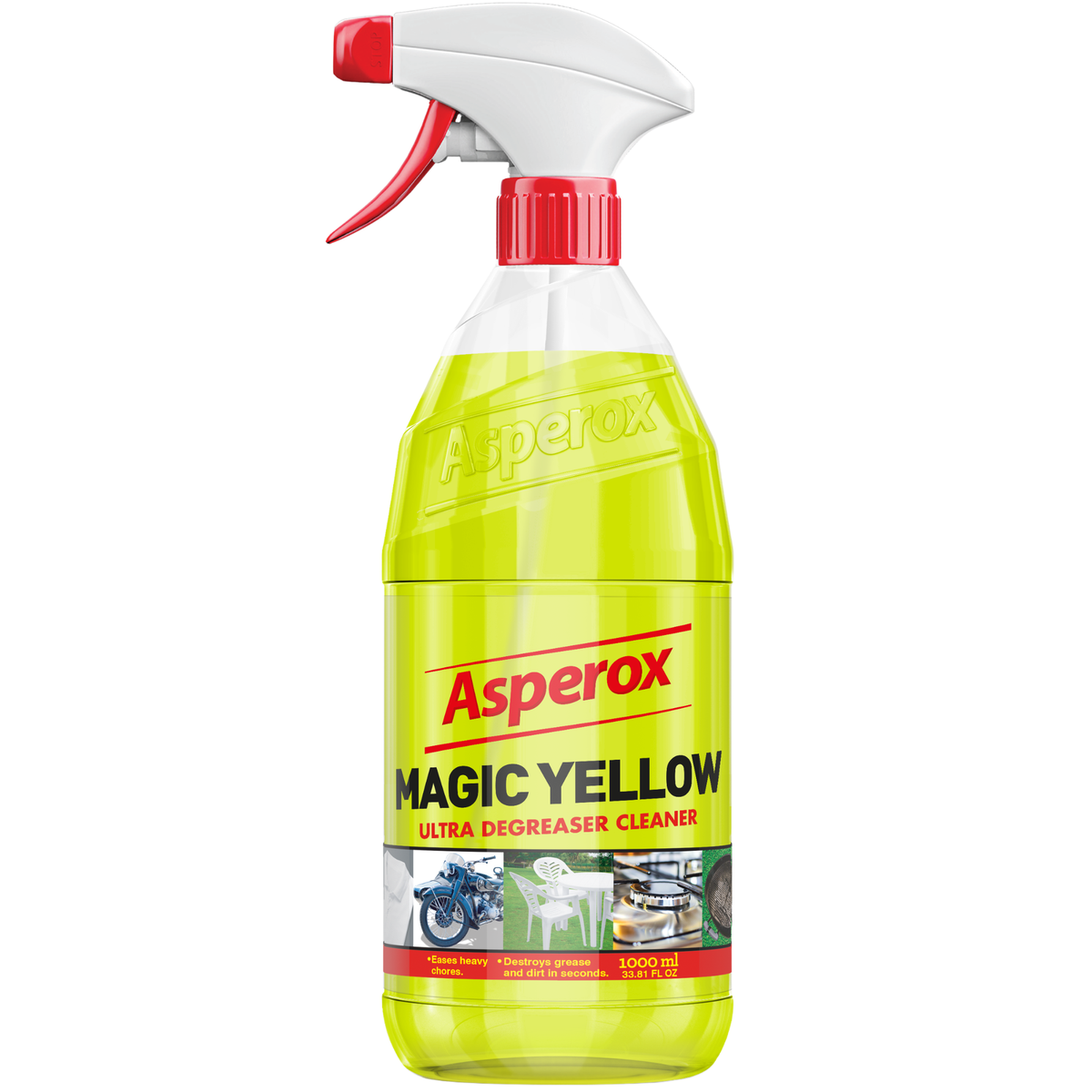 Asperox Magic Yellow Odtłuszczacz w Sprayu Cytrynowy 1l