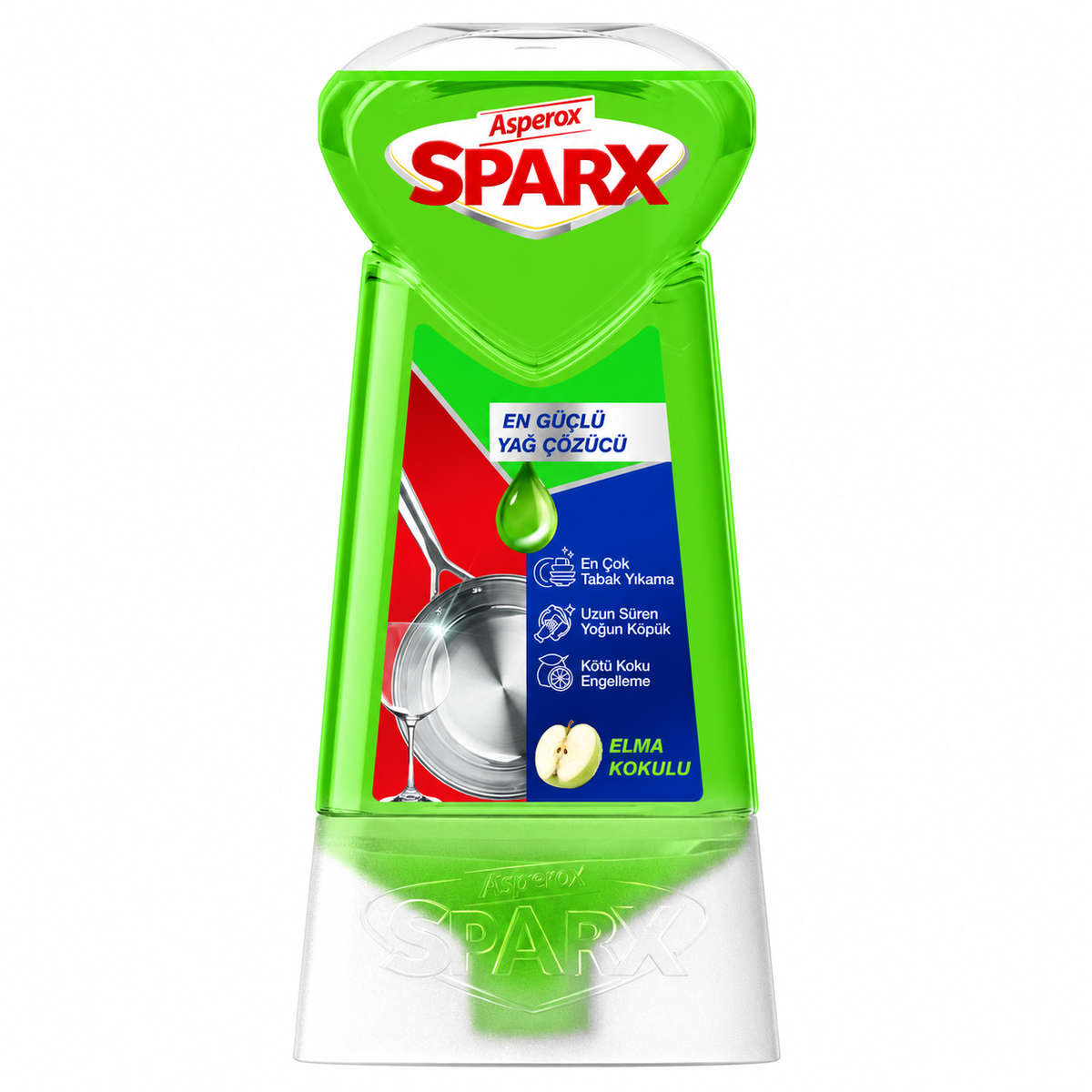 Asperox Sparx Płyn do Mycia Naczyń Jabłko 650ml