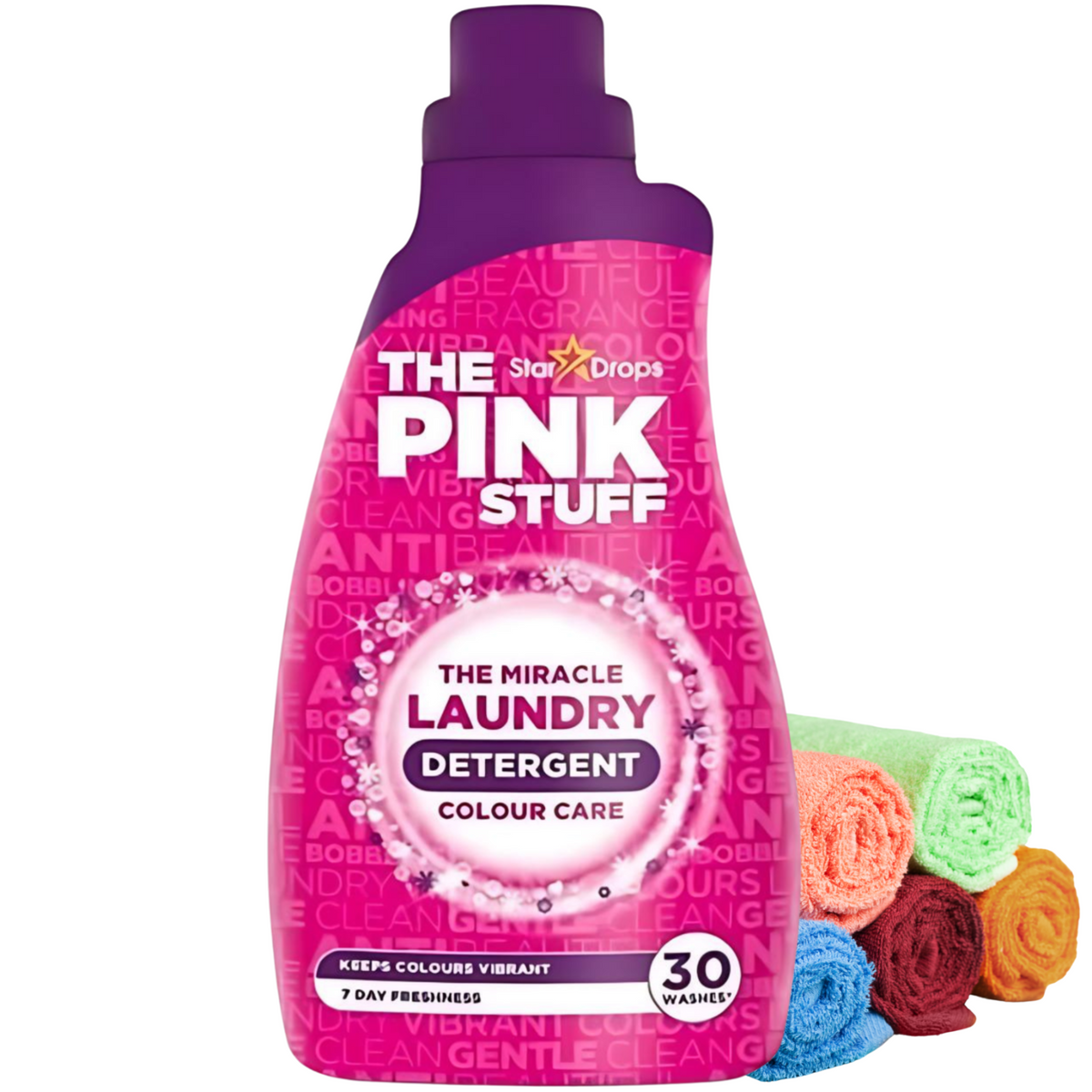 The Pink Stuff Płyn do Prania Tkanin Kolor 30 Prań 960ml