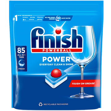 Finish Power All in One Tabletki do Zmywarki Fresh 85szt