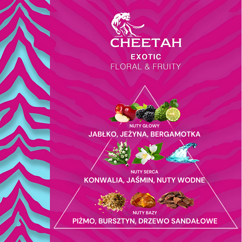 Cheetah Dezodorant Damski Exotic 150ml