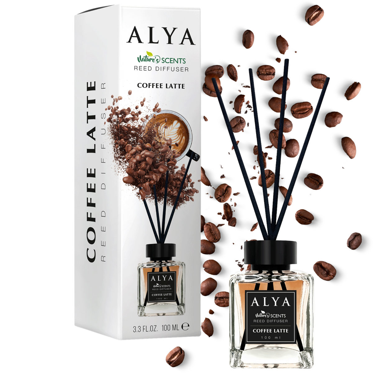 Alya Patyczki Zapachowe Coffee Latte 100ml