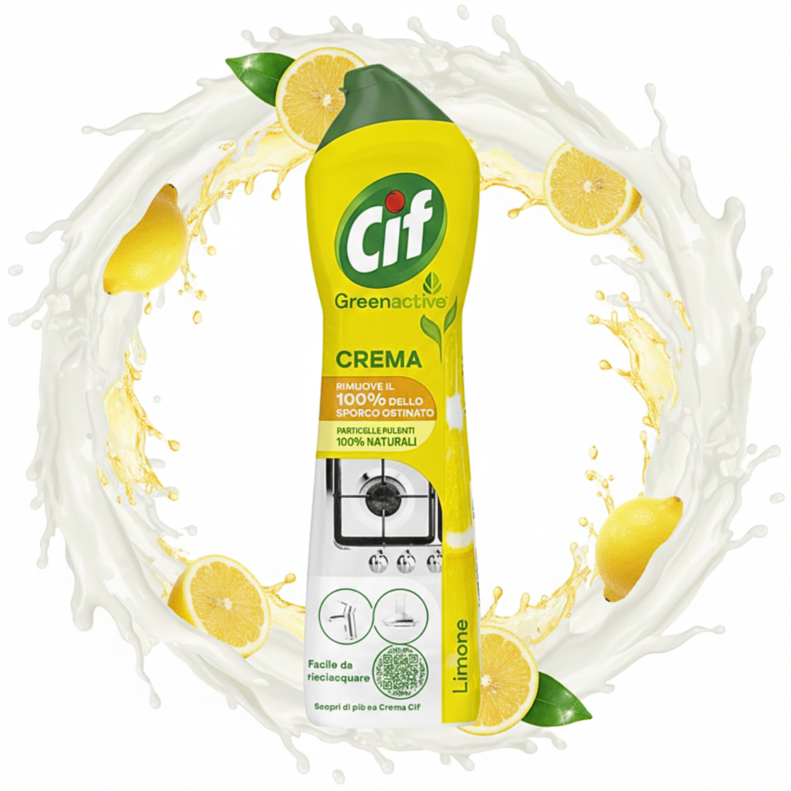Cif Crema Mleczko Czyszczące Uniwersalne Limone 750ml