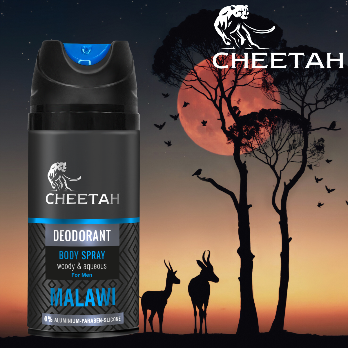 Cheetah Dezodorant Męski Malawi 150ml