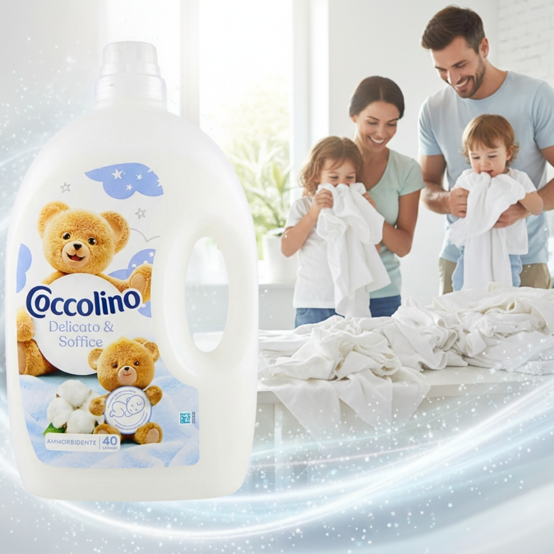 Coccolino Płyn do Płukania Tkanin Bianco Delicat 40 Prań 3l